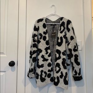 NWT Animal print sweater